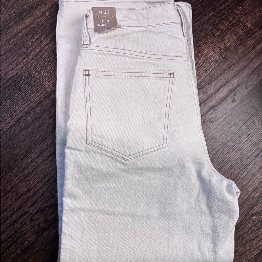 Slim White Jeans